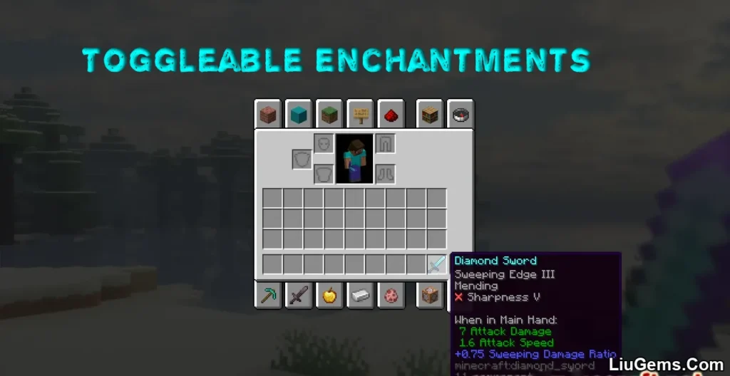 Toggleable Enchantments Mod