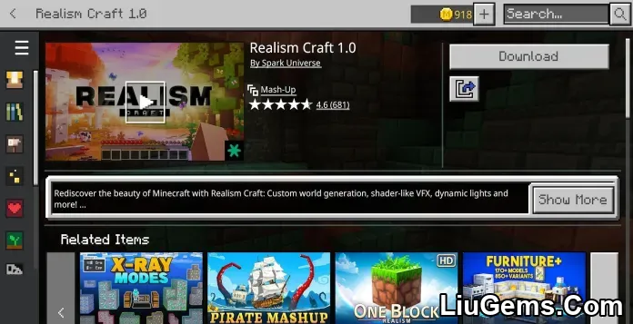 Unofficial Realism Craft Addon Mcpe 13 Unofficial Realism Craft Addon Mcpe 13