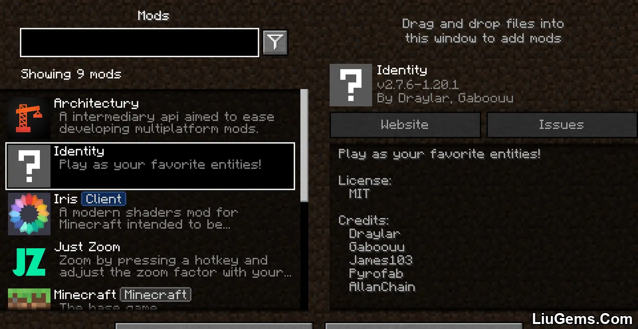 Identity Fix Mod Screenshots 1 Identity Fix Mod Screenshots 1
