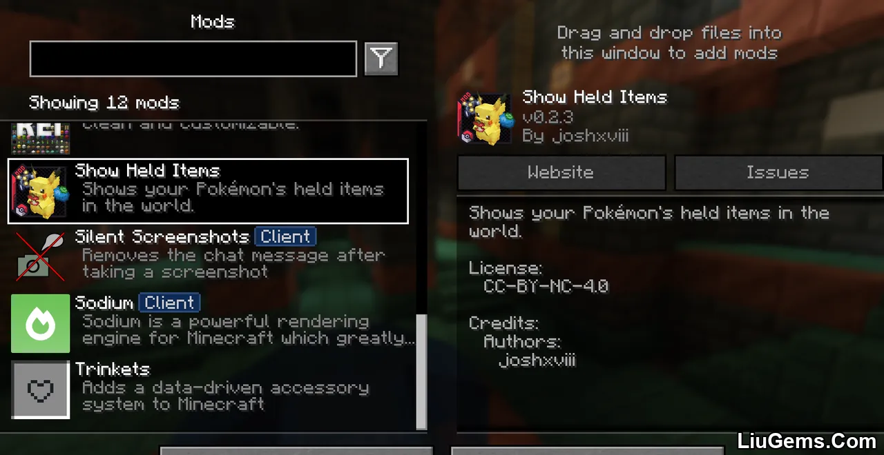 Show Held Items Mod Screenshots 10 Show Held Items Mod Screenshots 10